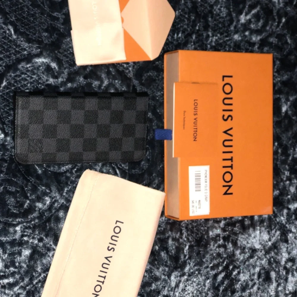 Louis Vuitton Damier‎ IPhone X Folio/phone Case
